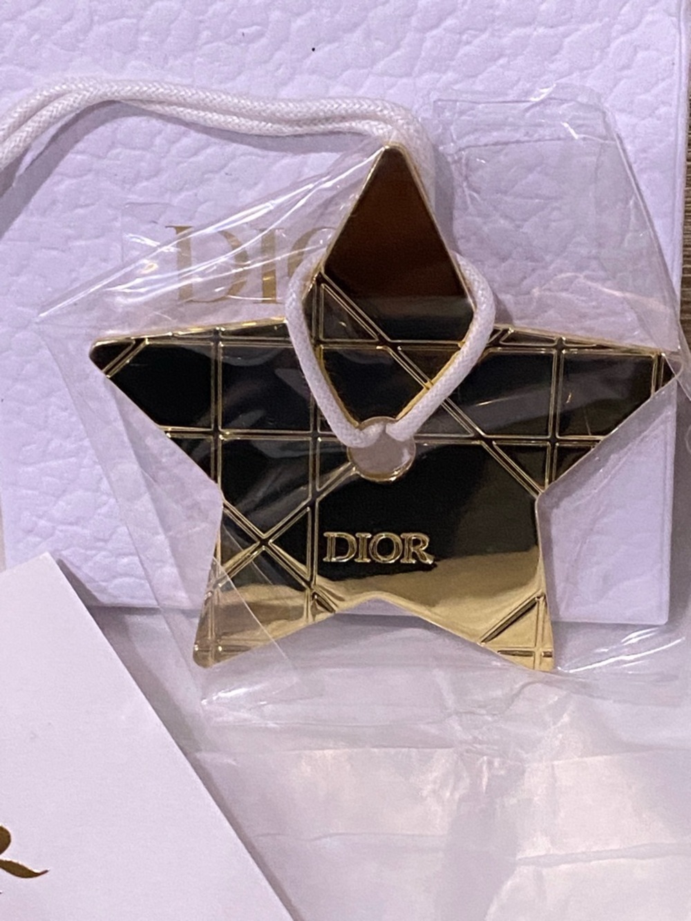 Dior Gold Star Bag Charm
